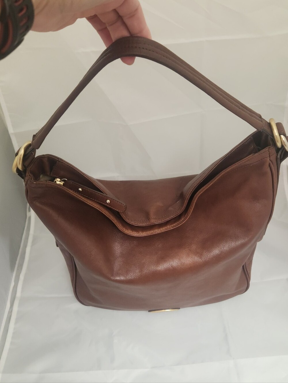 Brahmin Leather Hobo Shoulder Bag Great Condition Amazing Leather!! - Picture 5 of 12